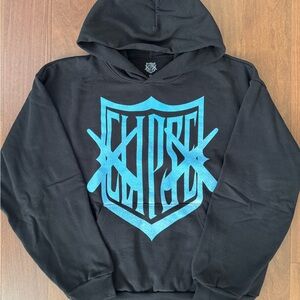 KAWS X CLIPSE SHIELD HOODIE (BLACK/BLUE) Let God Sort Em Out XL Complex